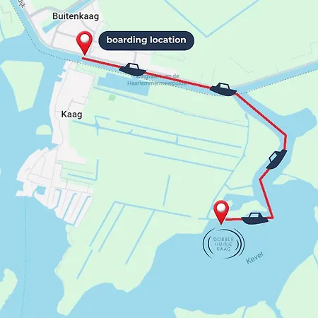 Dobberhuisje Kaag Hébergement de vacances Oud Ade